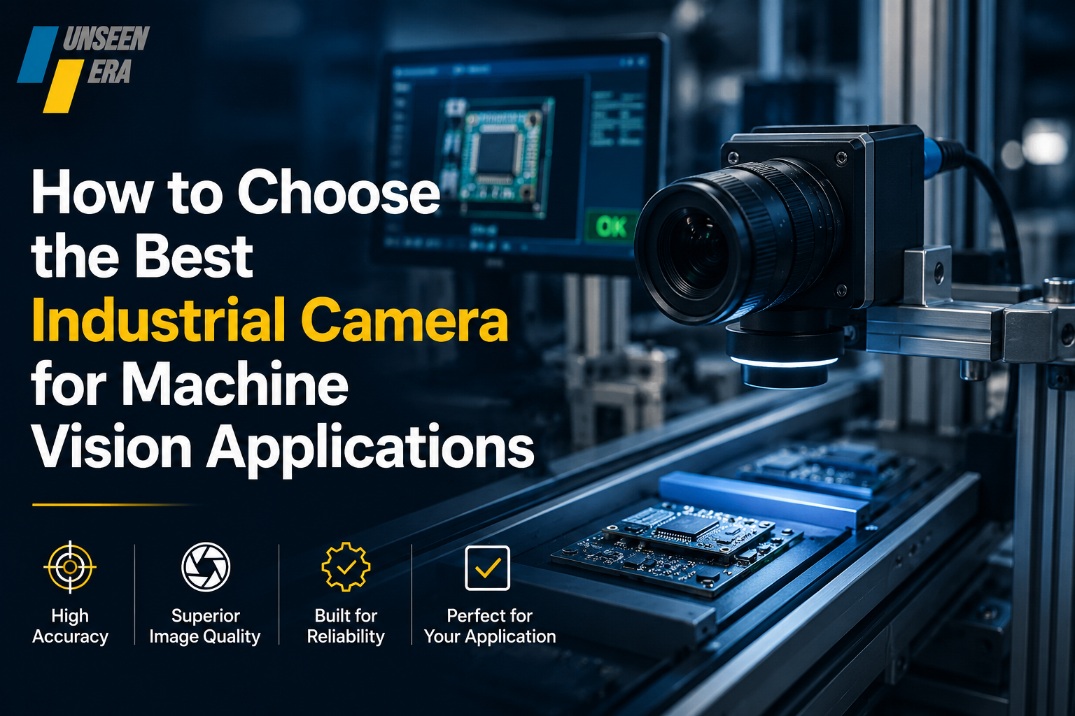 How to Choose the Best Industrial Camera for Machine Vision Applications