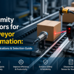 Proximity sensors on conveyor automation system